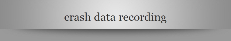 crash data recording